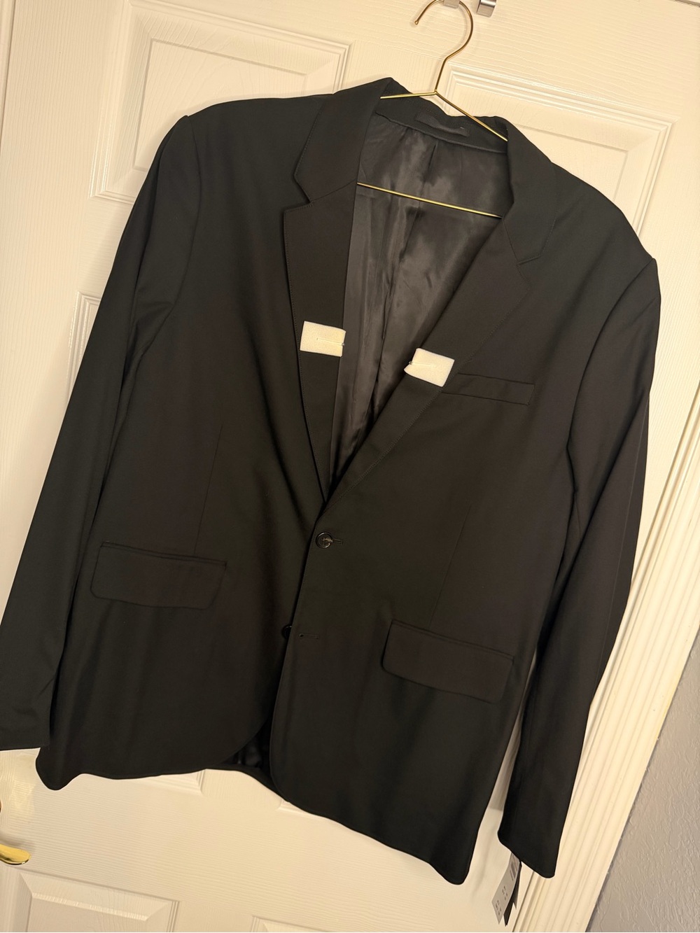 Abercrombie & Fitch Black Men's Single-Breasted Blazer